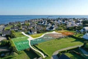 Kernu DJI 0556 Lots et surfaces 1 1 - Lancement commercial - Terrains Loctudy - Quimper Brest